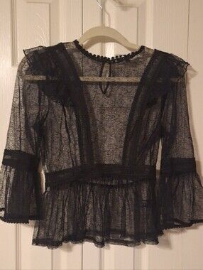 Blashe Black Lace Top